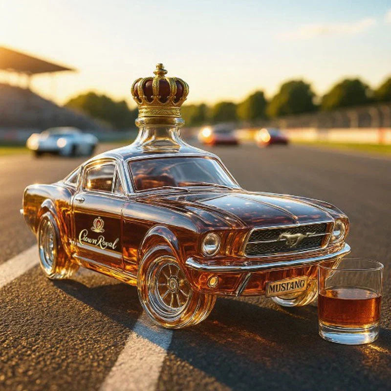 Limited Edition Bronco Whiskey Flask | Stylish Decorative Bottle