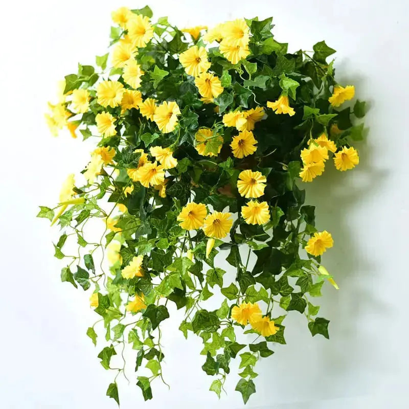 UV-Protected Faux Morning Glory Flowers - Buy One, Get One Free!