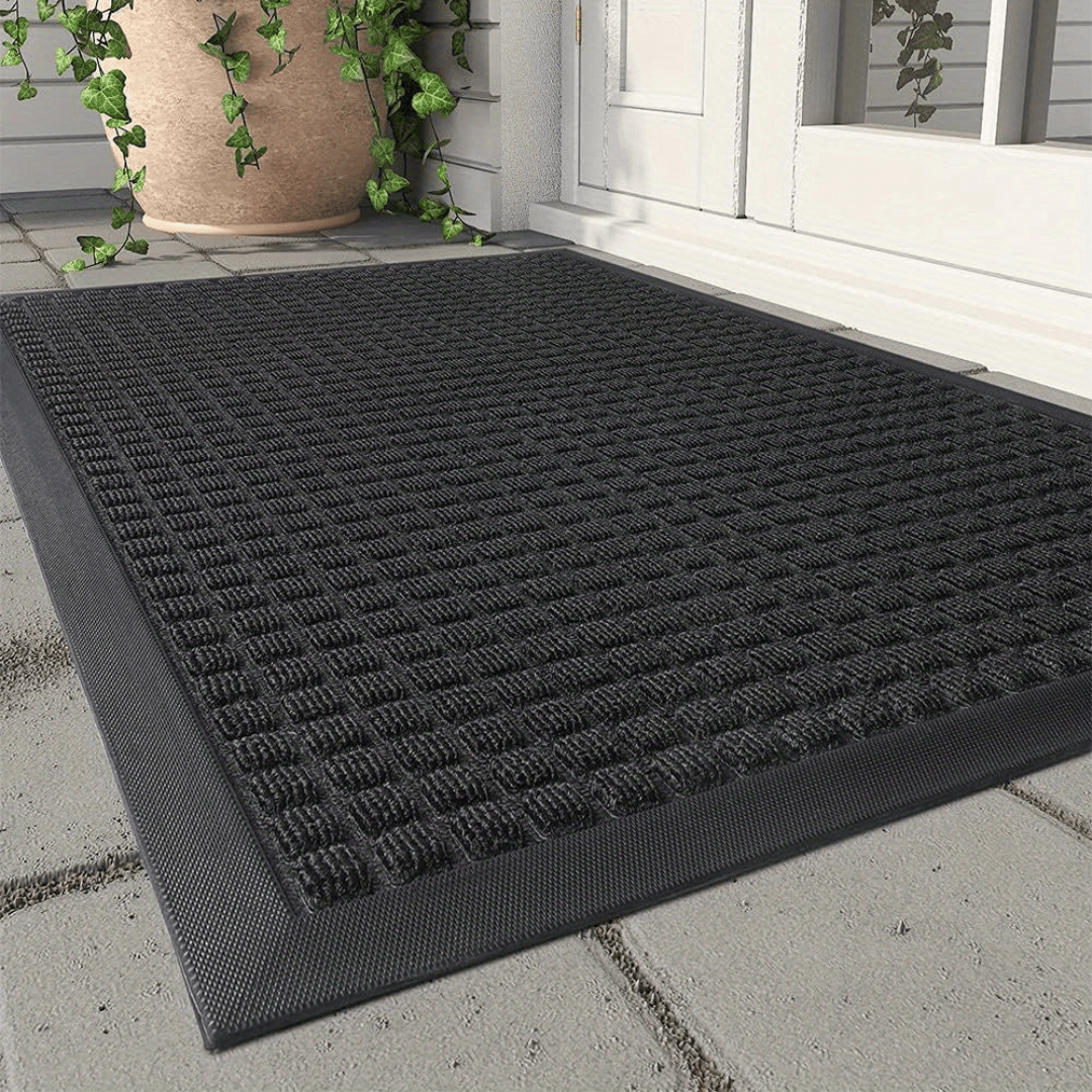 Durable Anti-Slip Dirt Scraping Doormat for Entryways
