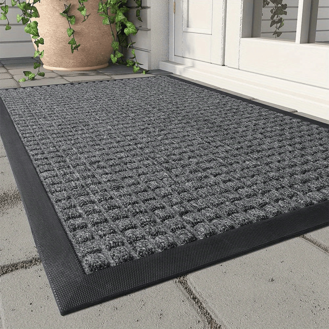 Durable Anti-Slip Dirt Scraping Doormat for Entryways