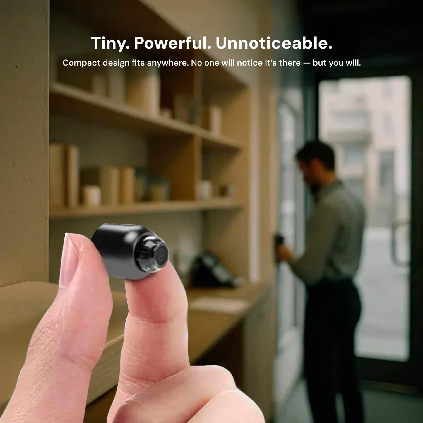 Compact Wireless Camera with Audio for Home Security