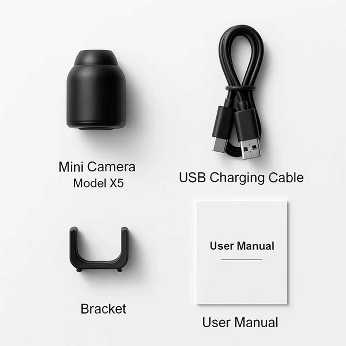 Compact Wireless Camera with Audio for Home Security