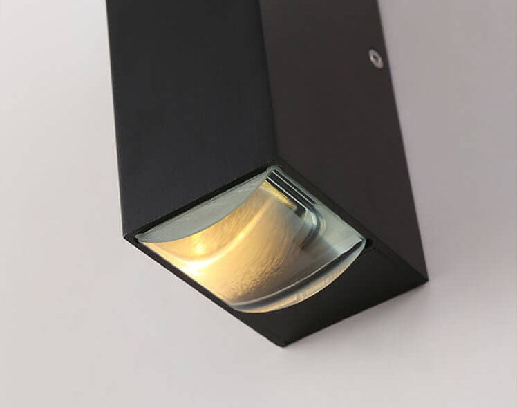 Modern Waterproof LED Outdoor Wall Light – Rectangular Aluminum Design