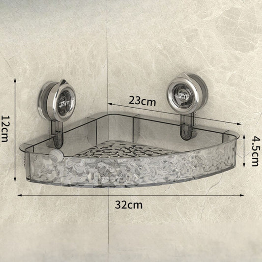 Bathroom Corner Shelf with Suction Cups for Easy Installation