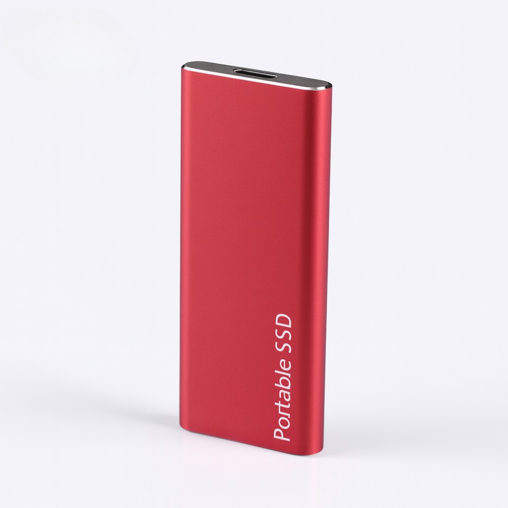 High-Speed Aluminum Portable External SSD Storage Drive