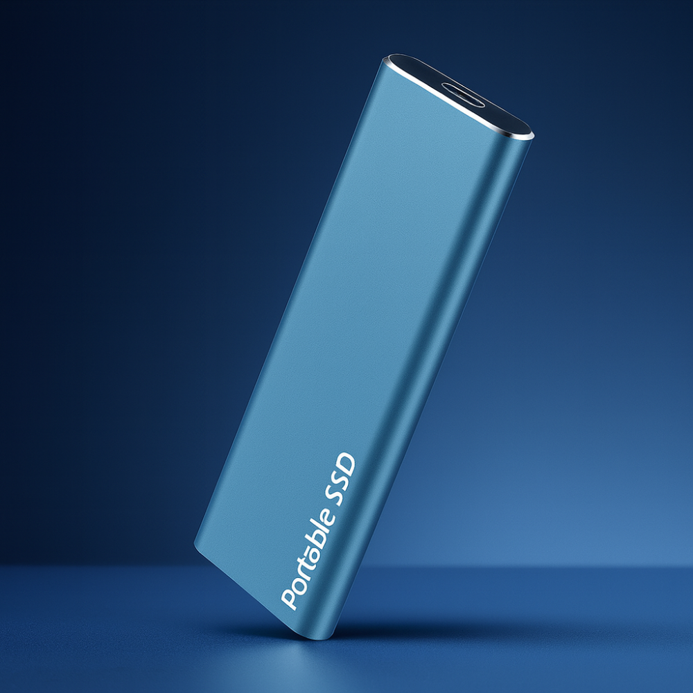 High-Speed Aluminum Portable External SSD Storage Drive