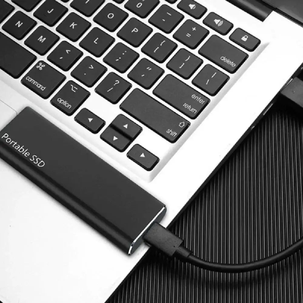 High-Speed Aluminum Portable External SSD Storage Drive