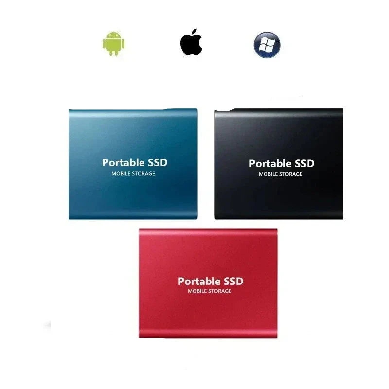Compact High-Speed Portable SSD with USB-C Connectivity