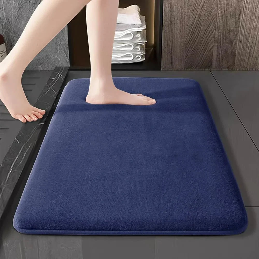 Coral Velvet Non-Slip Super Absorbent Bath and Door Mat