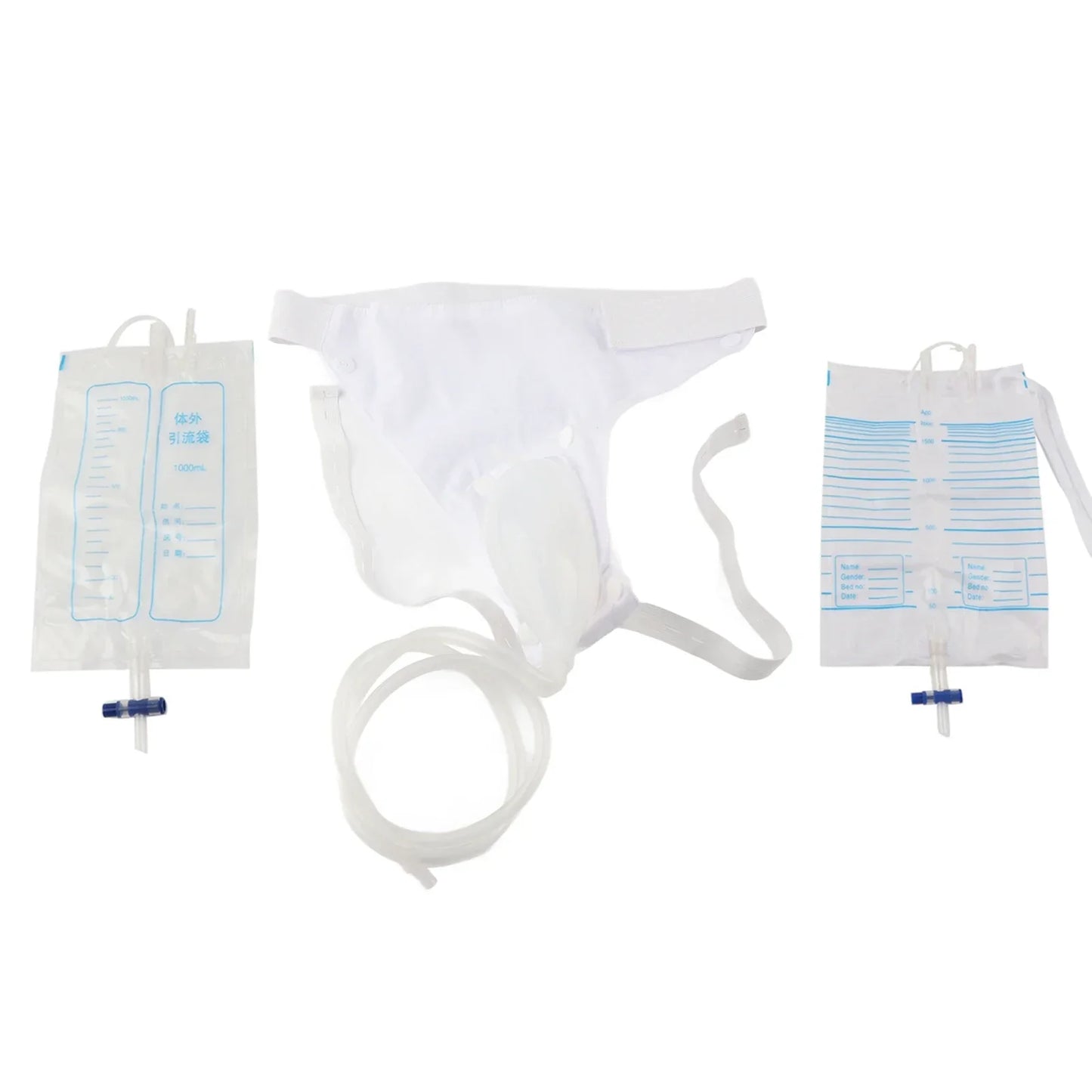 Silicone Urine Collector for Adults with Catheter Bag