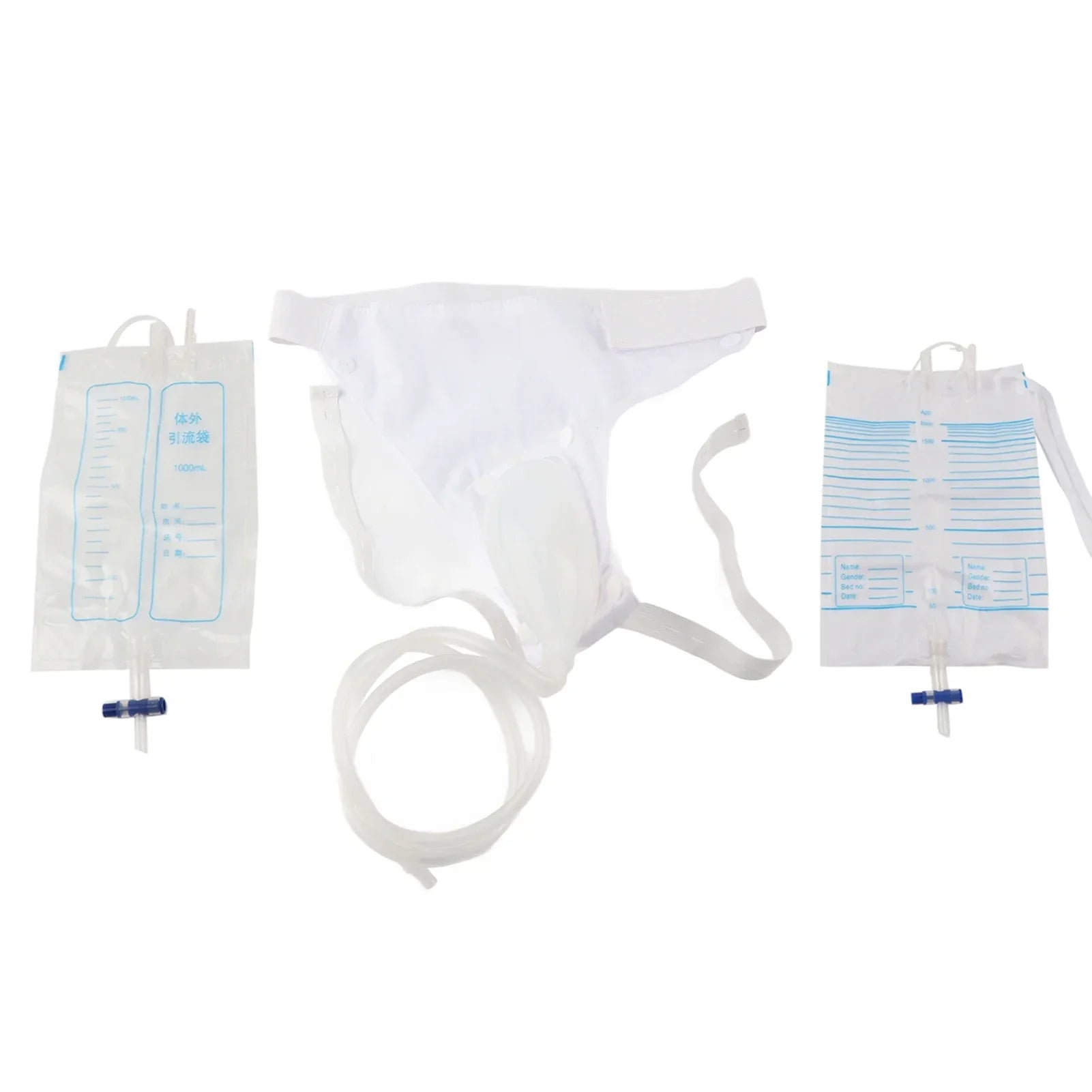 Silicone Urine Collector for Adults with Catheter Bag