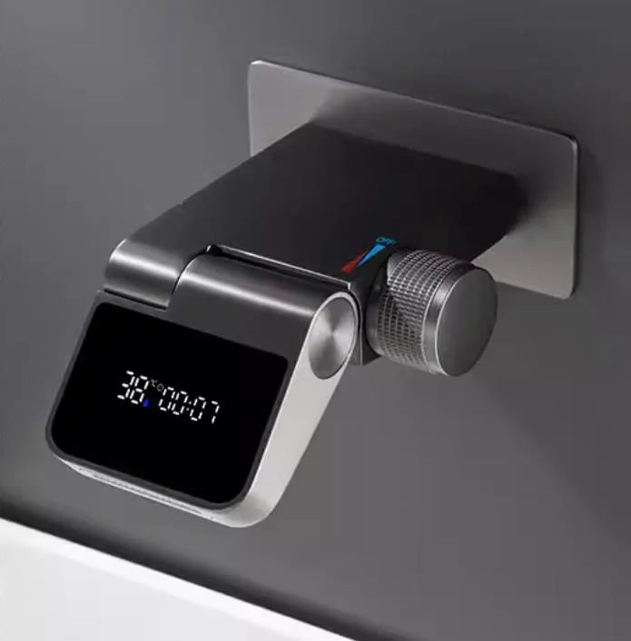 Adjustable Flow LED Touchless Temperature Control Faucet
