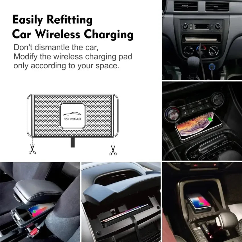 15W Fast Wireless Charging Pad | Ultra-Slim & Non-Slip | iPhone & Samsung Ready