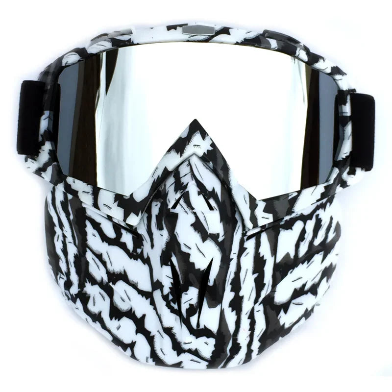 Snow Ninja Mask with UV Goggles for Winter Sports