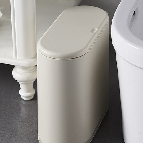 Dual Compartment Trash Bin for Recycling and Waste