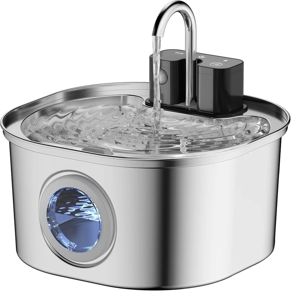 Automatic Smart Sensor Pet Water Fountain with USB Charging, Large Capacity