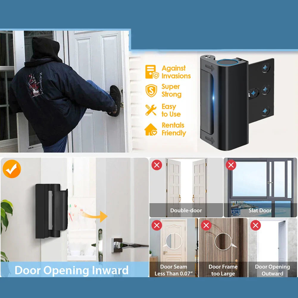 Childproof Anti-Theft Door Security Latch