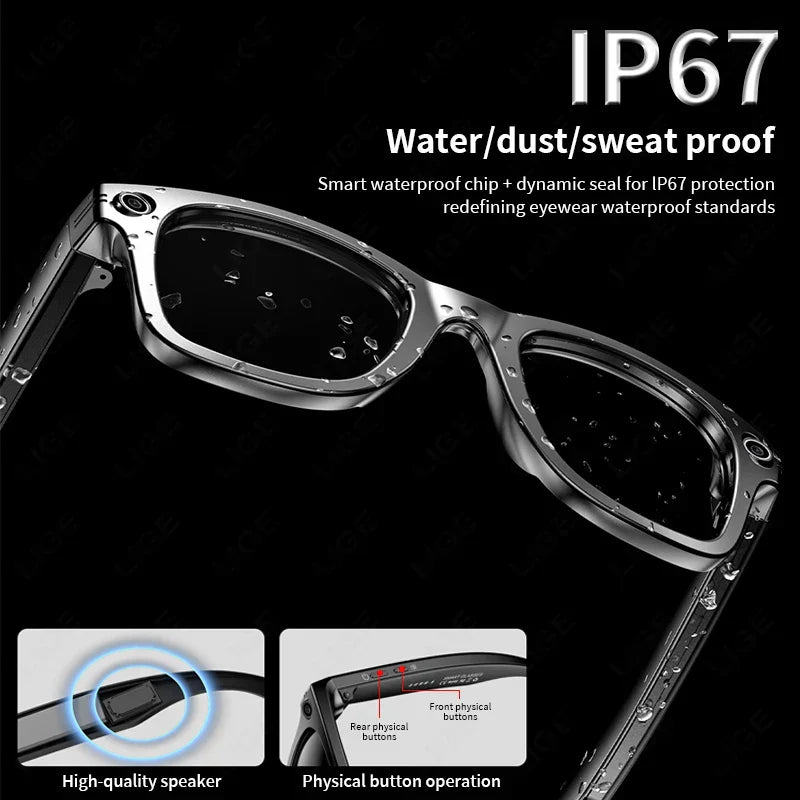 Smart Bluetooth-Enabled Camera Glasses