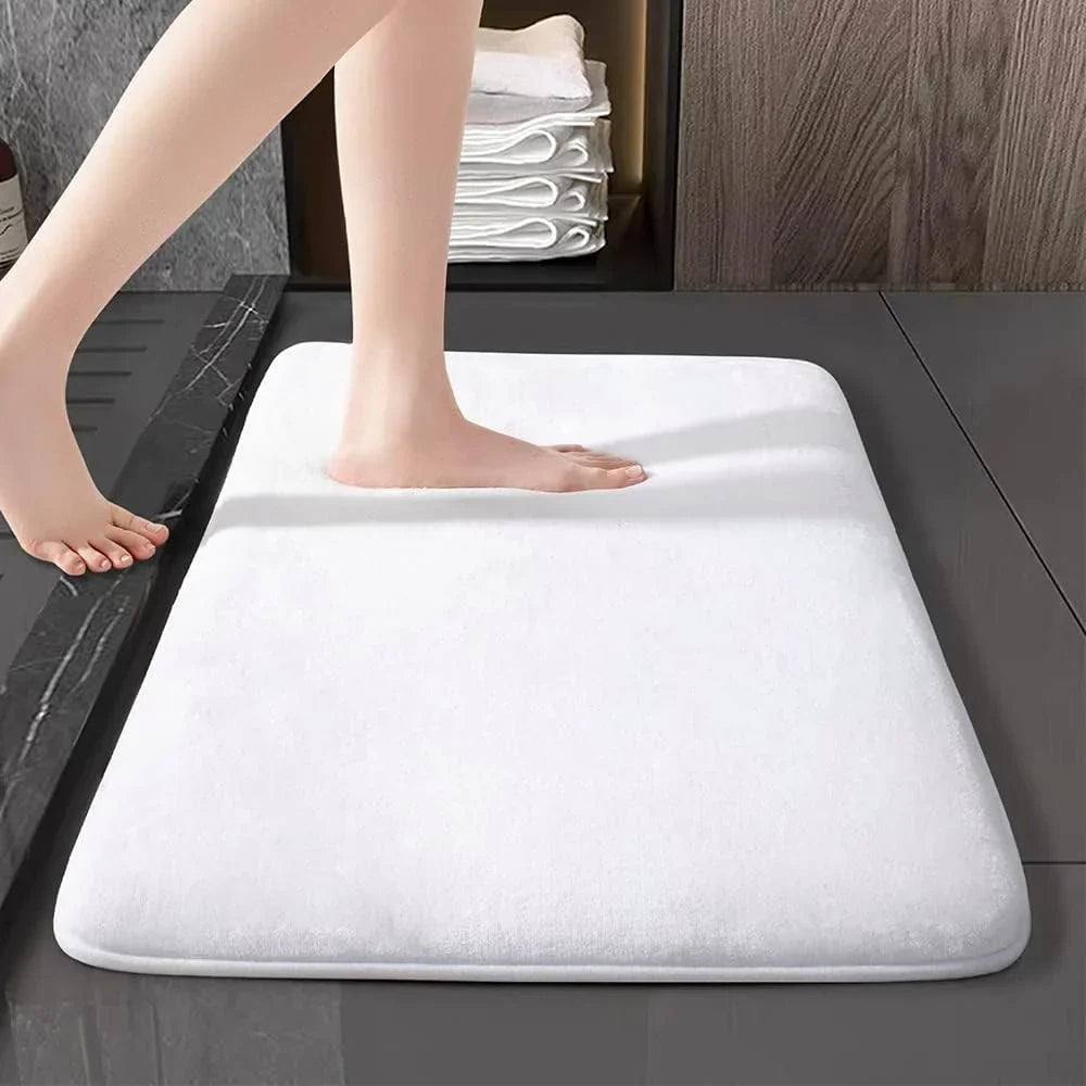 Coral Velvet Non-Slip Super Absorbent Bath and Door Mat
