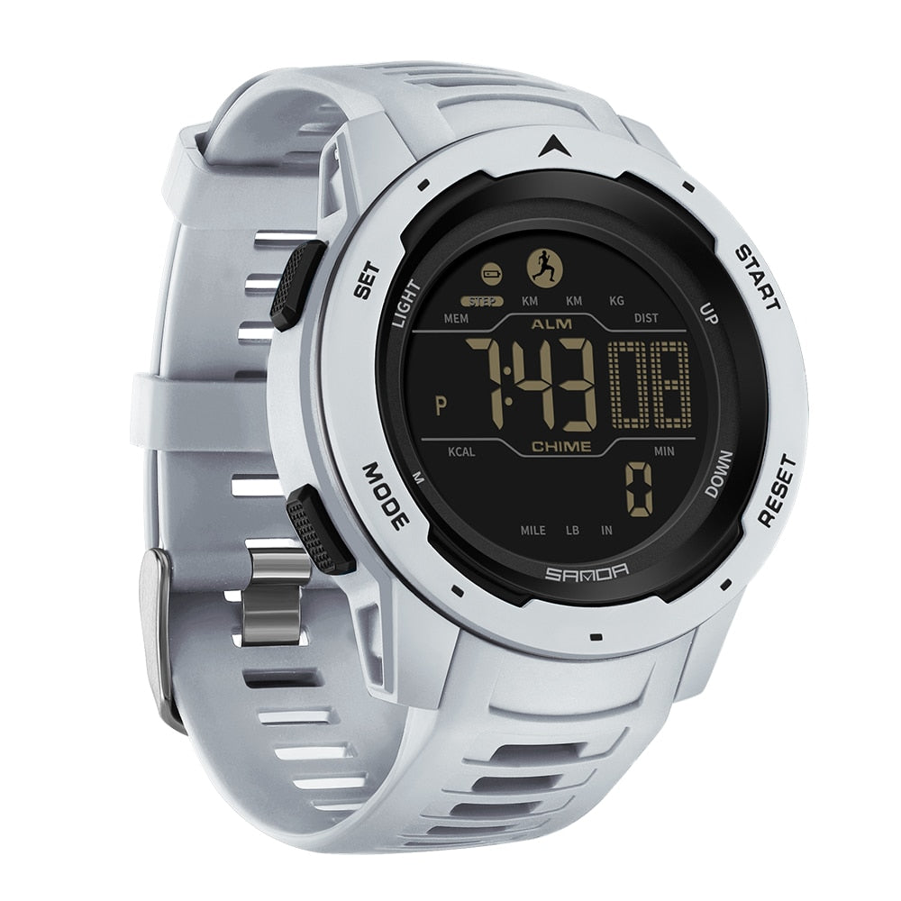 Waterproof Outdoor Fitness Digital Pedometer Watch