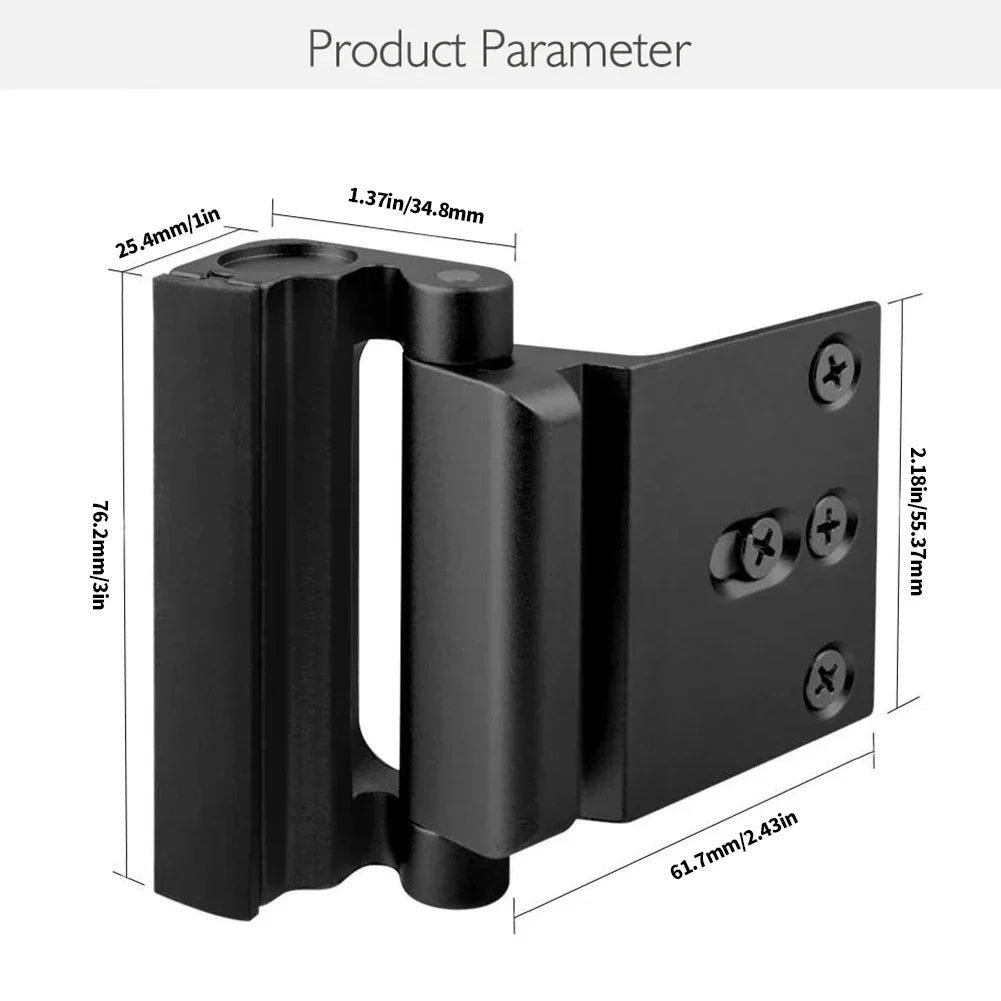 Childproof Anti-Theft Door Security Latch