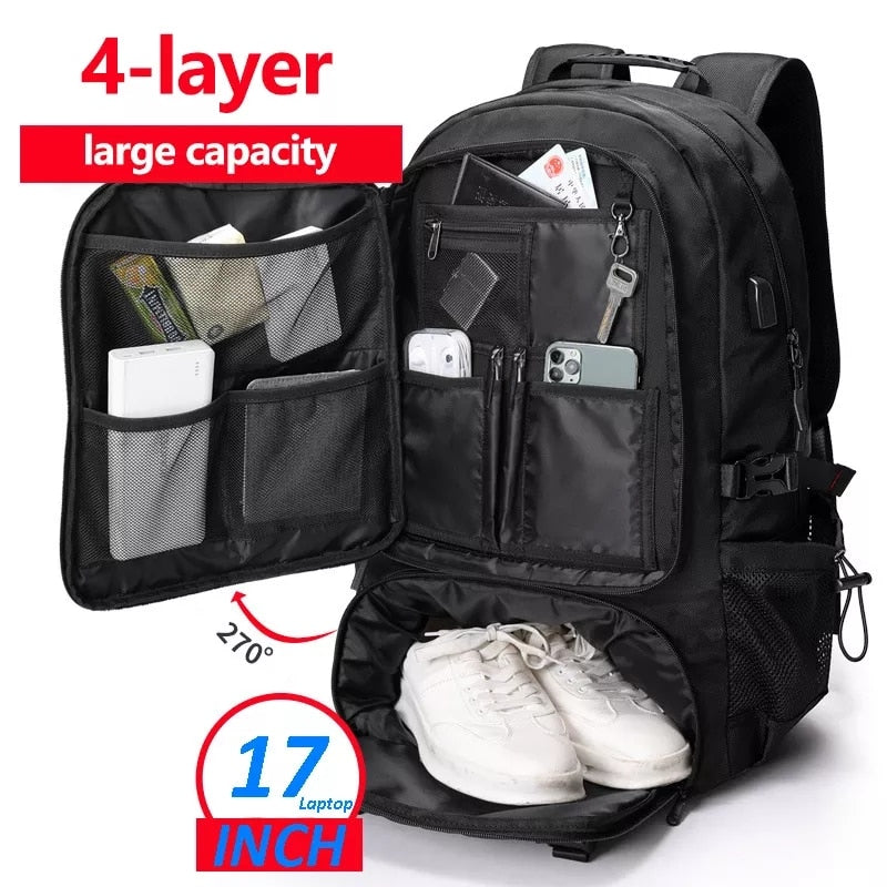 Large Capacity Outdoor Travel Backpack for Hikers