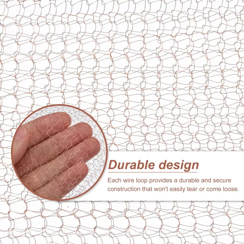Copper Snail Barrier Mesh Tape | Snail Protection for Gardens & Beds | Weatherproof