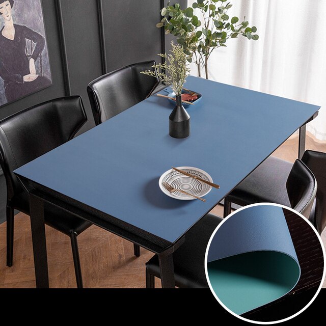 Nordic Style Leather Waterproof Table Mat for Protection