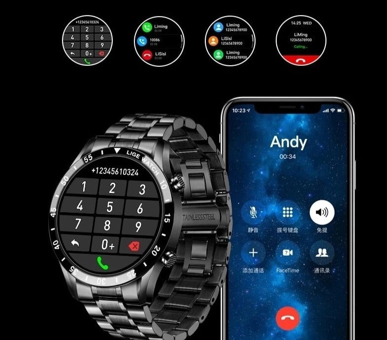 Luxury 4G Smartwatch – Stylish, Connected, and Full of Features