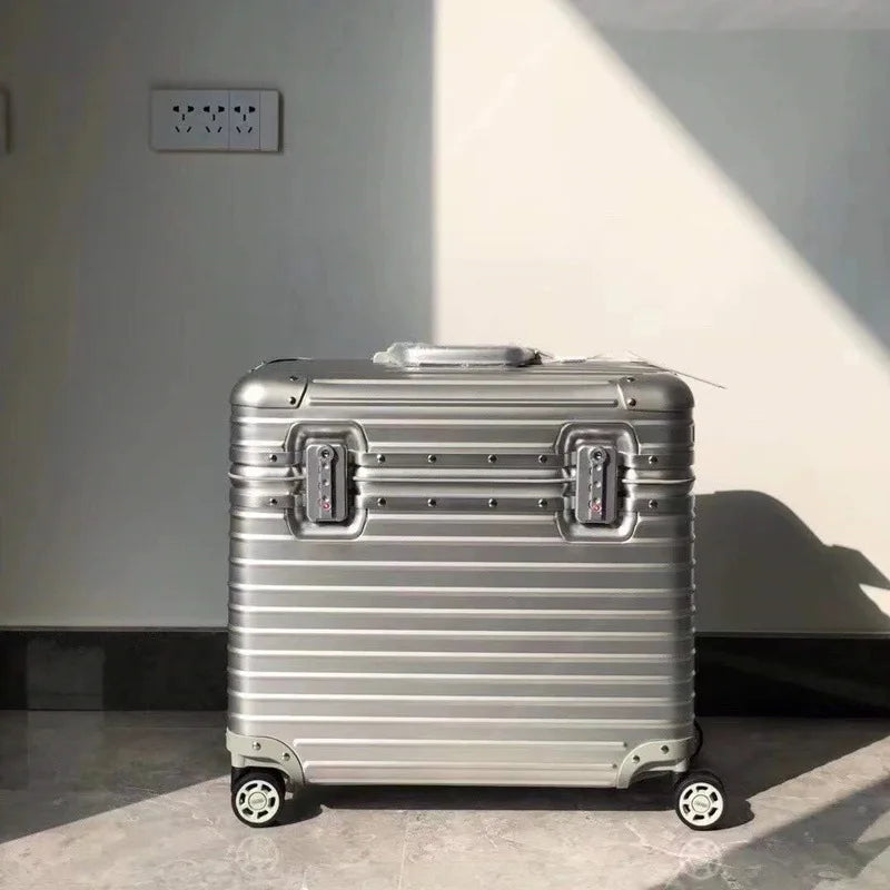 Aluminum-Magnesium Luxury Suitcase – Monaco Travel Companion