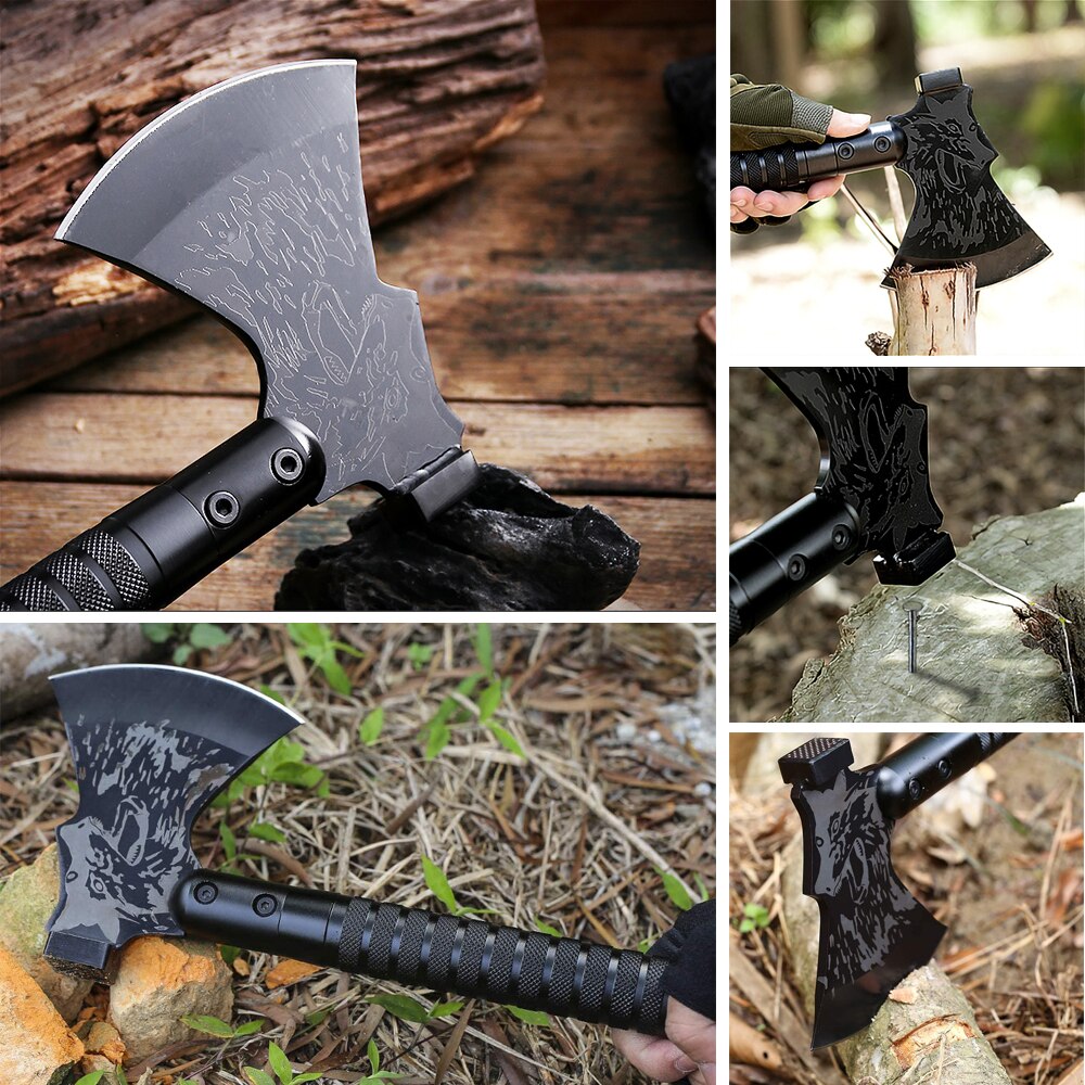 Multi-Tool Foldable Axe for Survival and Camping