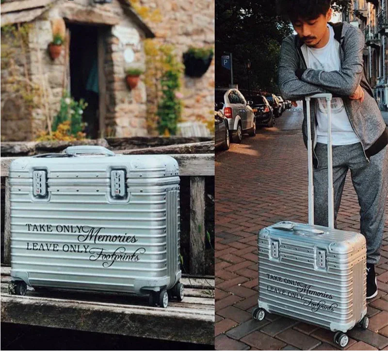 Aluminum-Magnesium Luxury Suitcase – Monaco Travel Companion