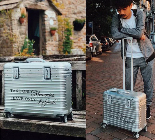 Aluminum-Magnesium Luxury Suitcase – Monaco Travel Companion