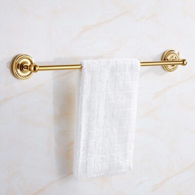 Gold Bathroom Accessory Set