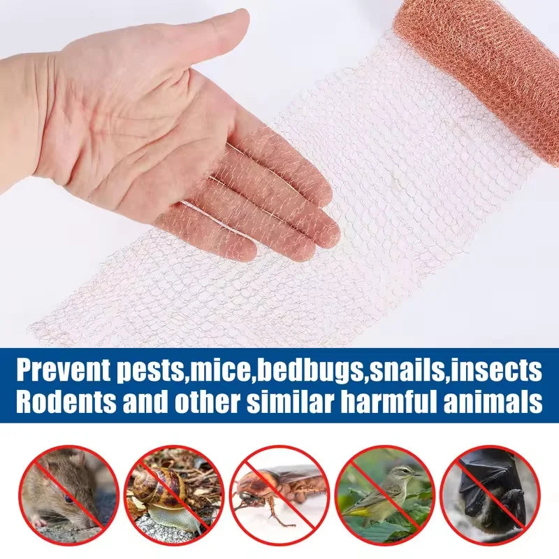 Copper Snail Barrier Mesh Tape | Snail Protection for Gardens & Beds | Weatherproof