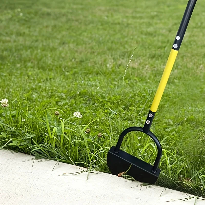 Half-Moon Lawn Edger with Wavy Edge for Clean Beds & Pathways