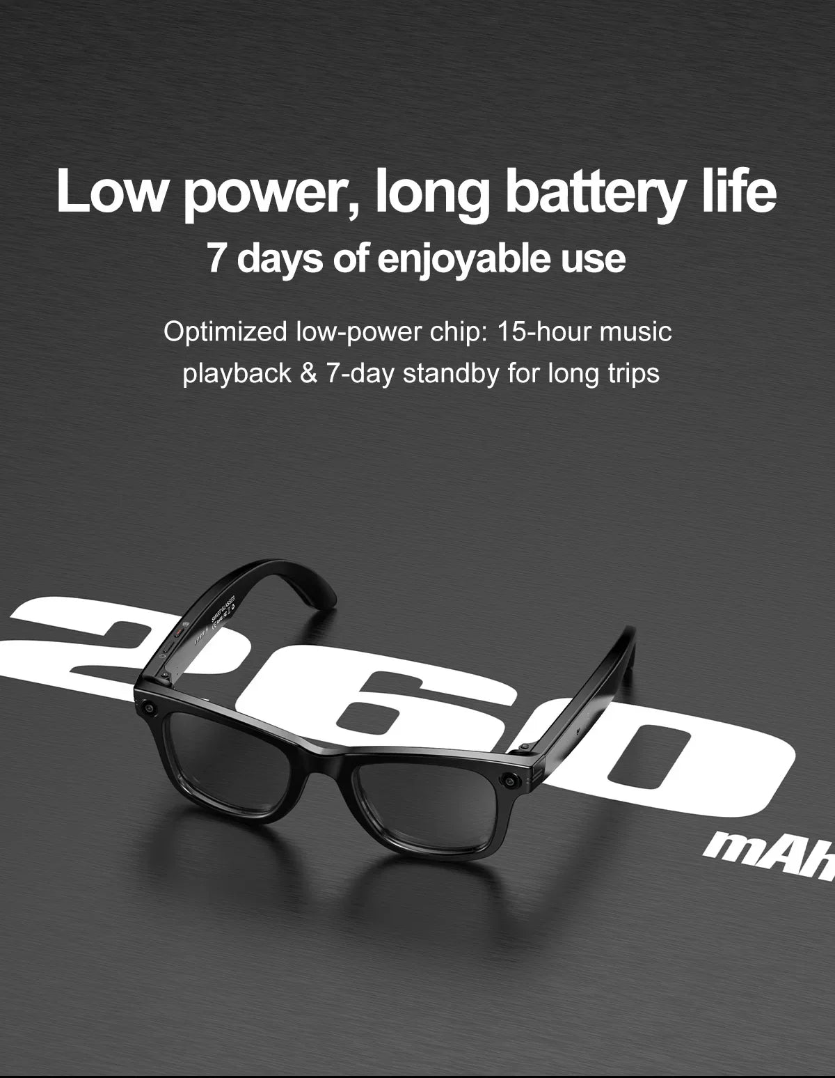 Smart Bluetooth-Enabled Camera Glasses