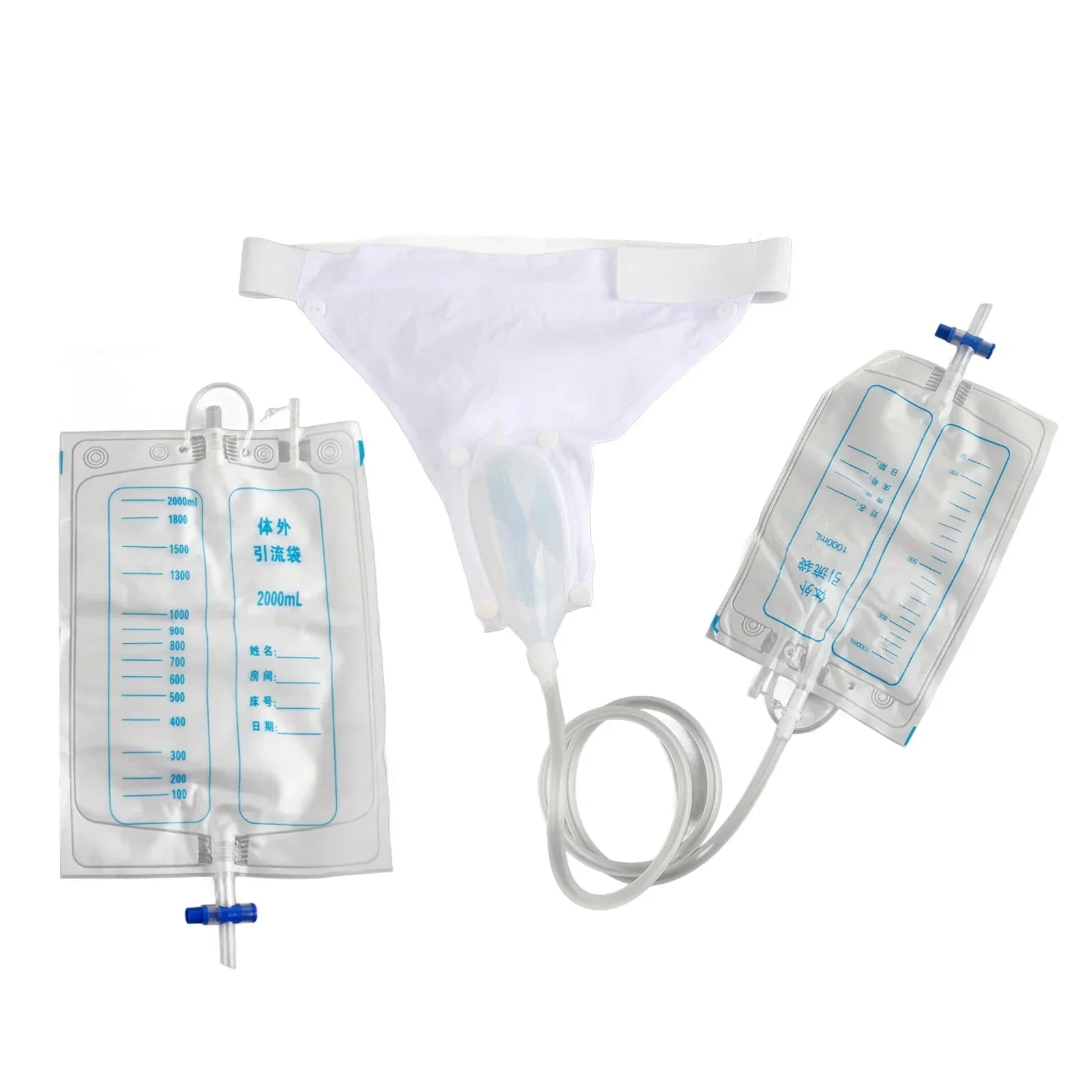 Silicone Urine Collector for Adults with Catheter Bag