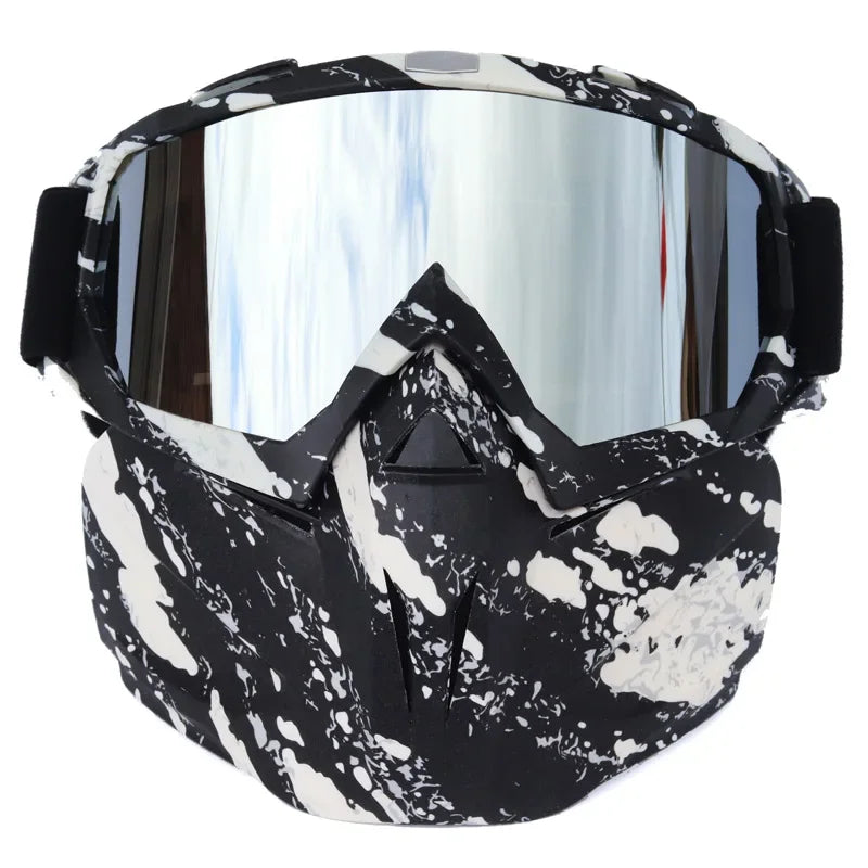 Snow Ninja Mask with UV Goggles for Winter Sports
