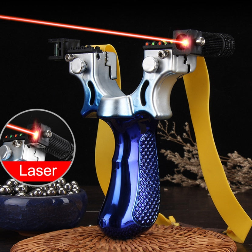 High-Precision Slingshot with Laser Targeting System
