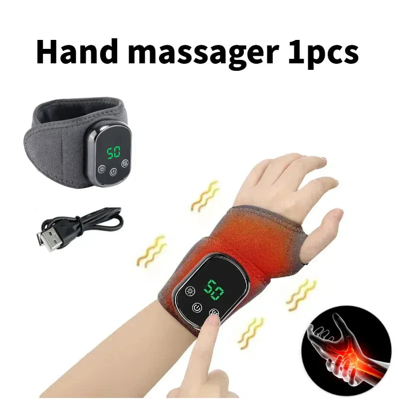 Infrared Heated Ankle Massager with Adjustable Vibration