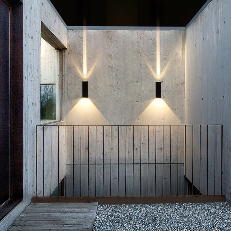 Modern Waterproof LED Outdoor Wall Light – Rectangular Aluminum Design
