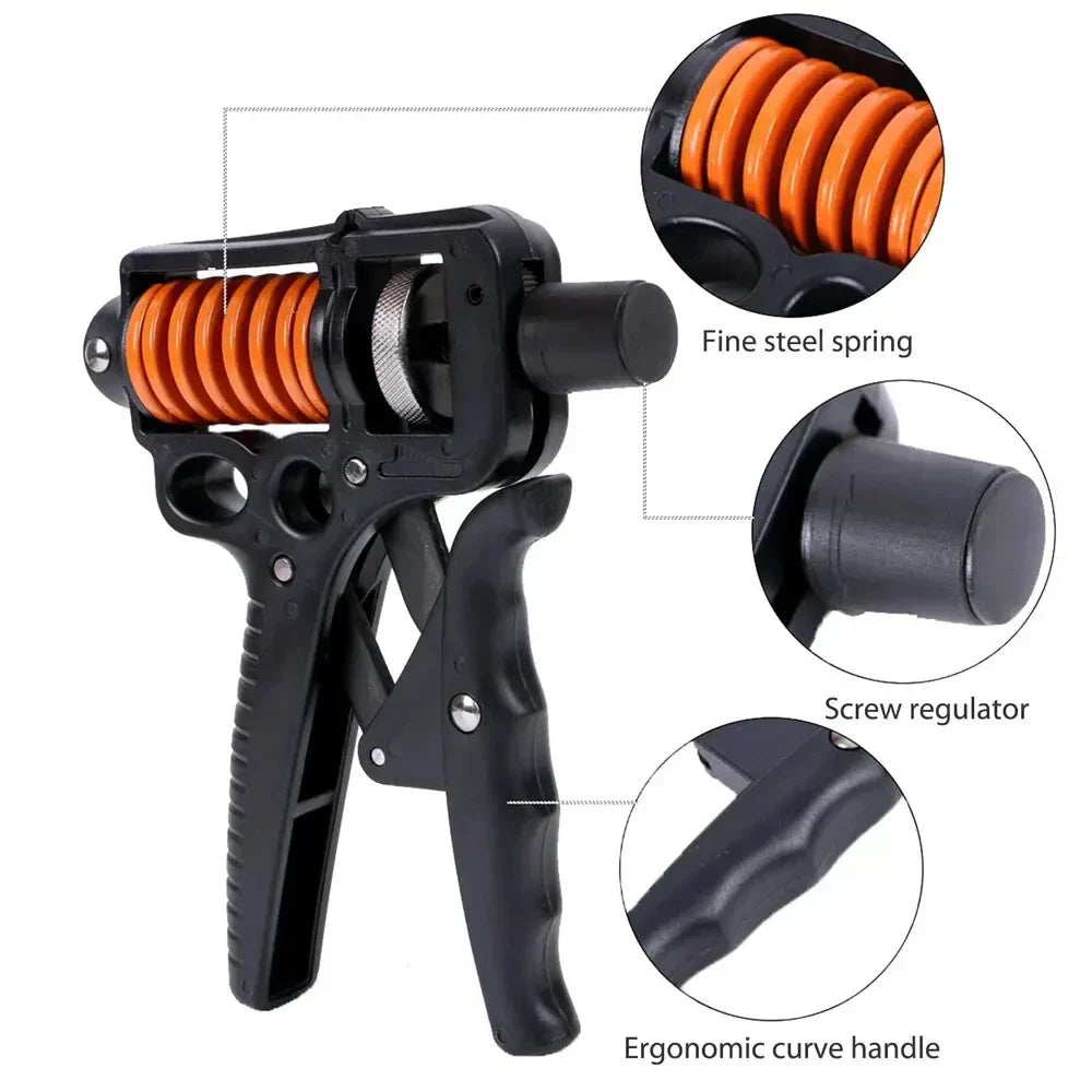 Adjustable Heavy Grip Strengthener 5-165kg for Wrist, Arm, Forearm Training