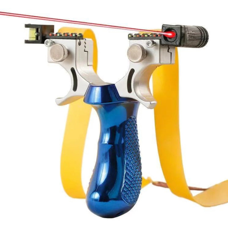 High-Precision Slingshot with Laser Targeting System