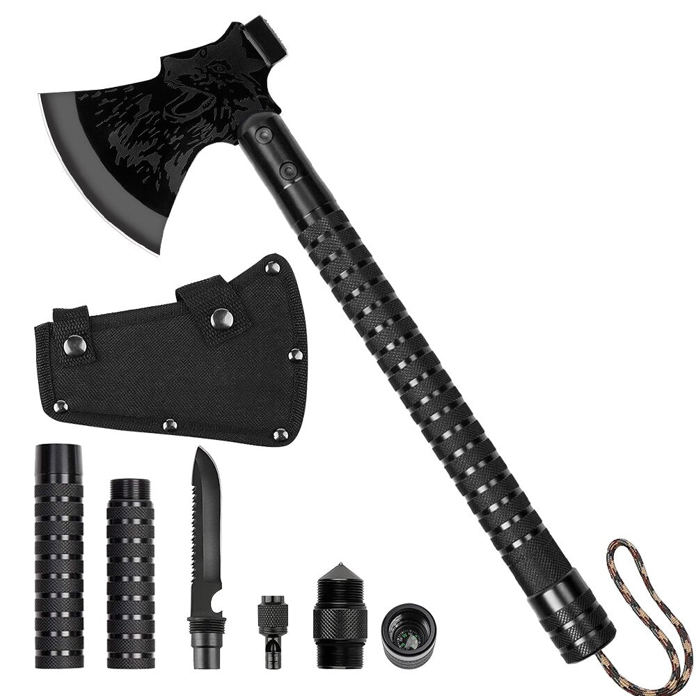 Multi-Tool Foldable Axe for Survival and Camping