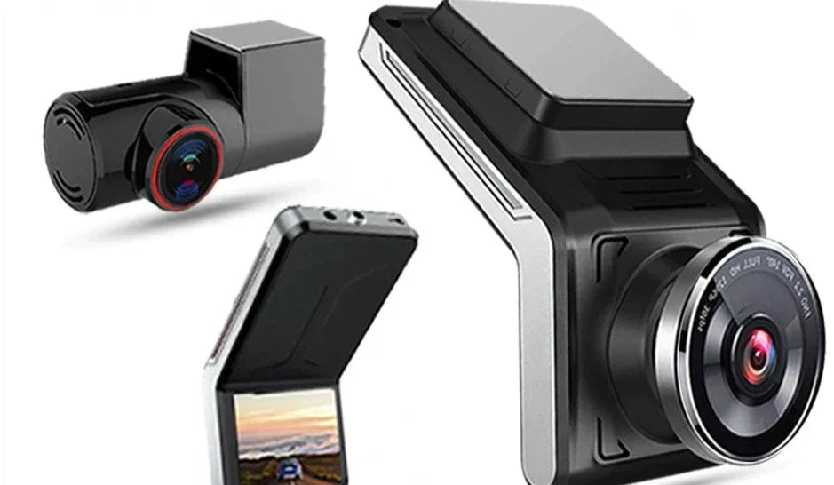 4K Dual Dash Cam with Front & Rear Recording, Night Vision, and 24/7 Monitoring