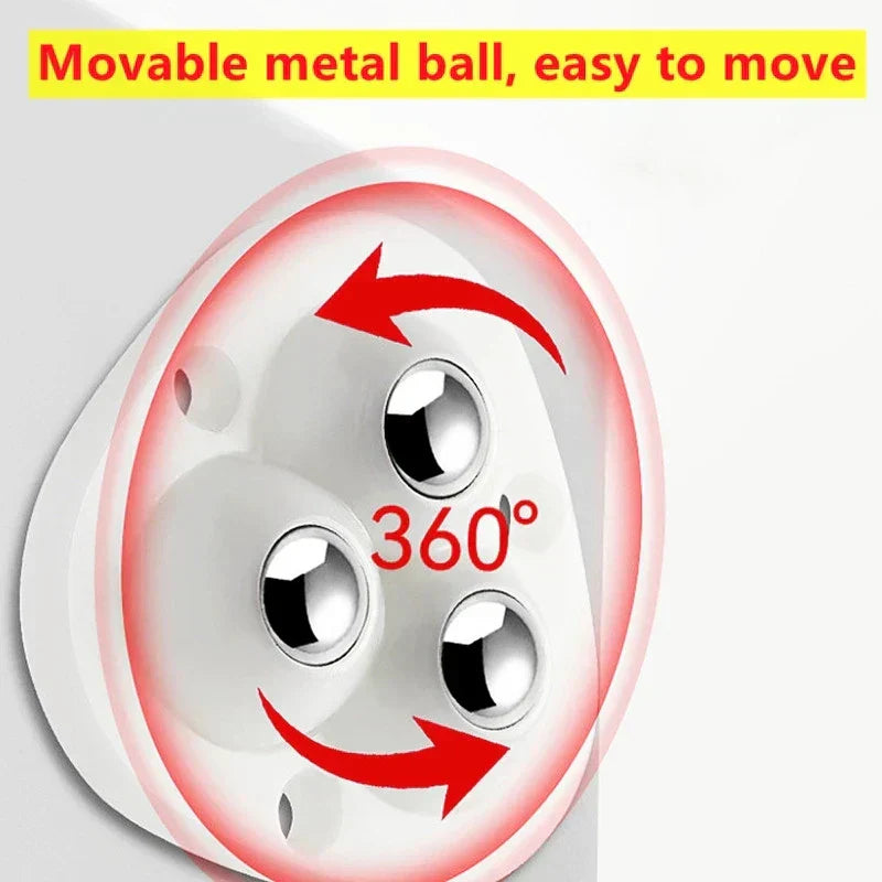 Self-Stick 360° Rotating Furniture Mover Wheels