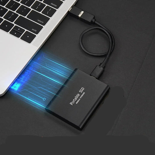Compact High-Speed Portable SSD with USB-C Connectivity