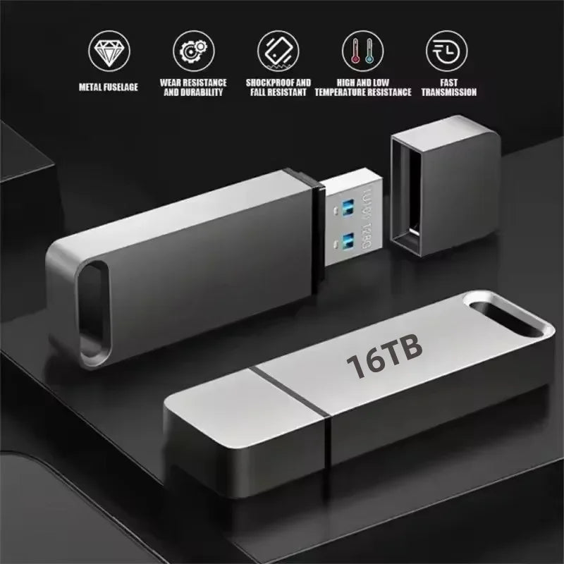 USB 3.2 Flash Drive | High-Speed, Metal, Waterproof for Windows & Mac