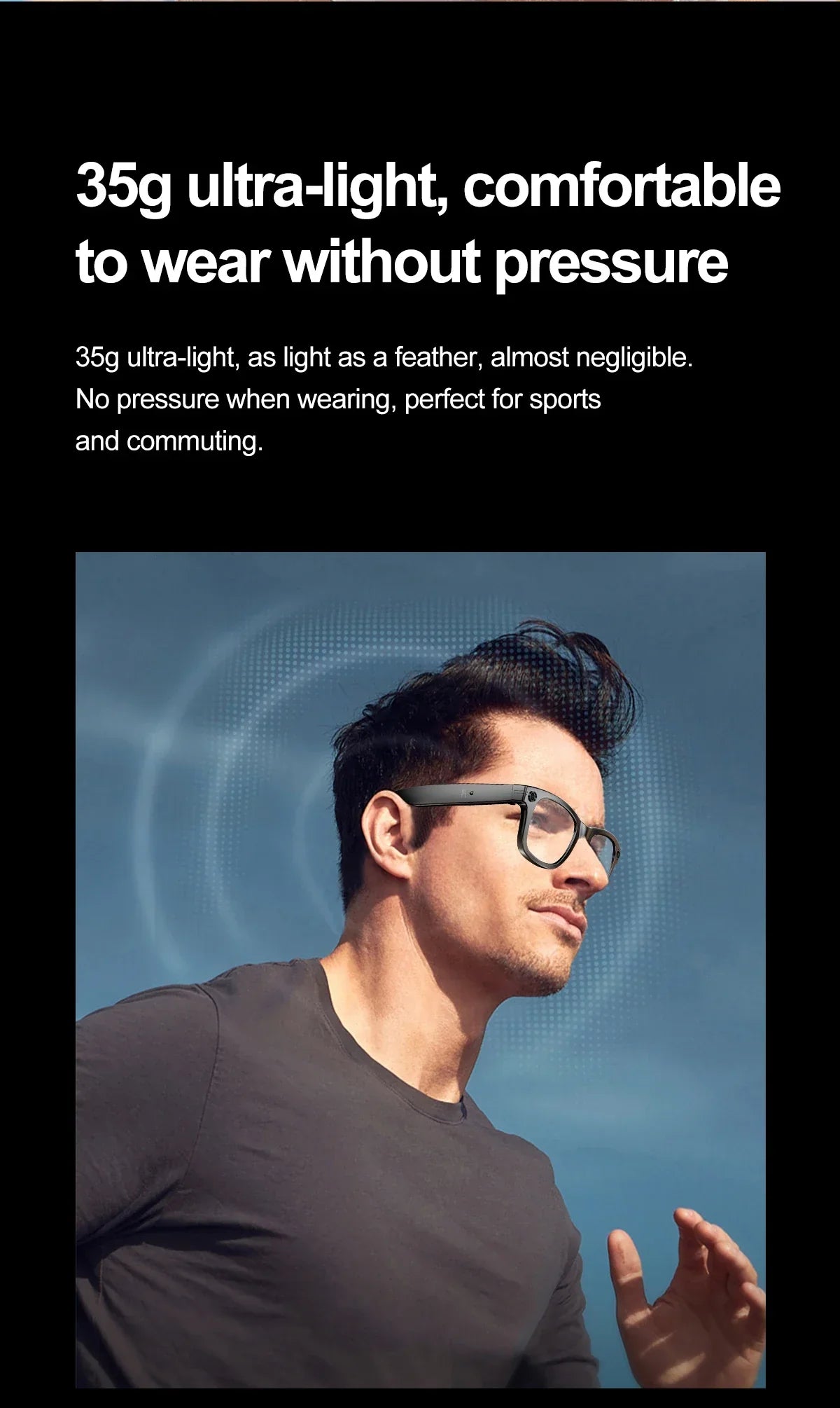 Smart Bluetooth-Enabled Camera Glasses